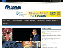 Tablet Screenshot of collegian.csufresno.edu